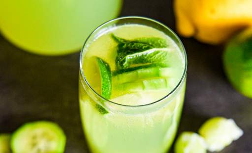 Okurková limonáda s citrusy