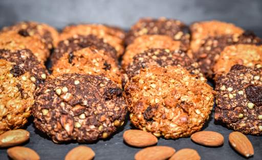 Ovesno-ořechové sušenky s pohankou