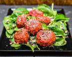 Falafel z červené řepy